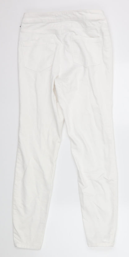 Demin Co Womens White   Straight Jeans Size 8