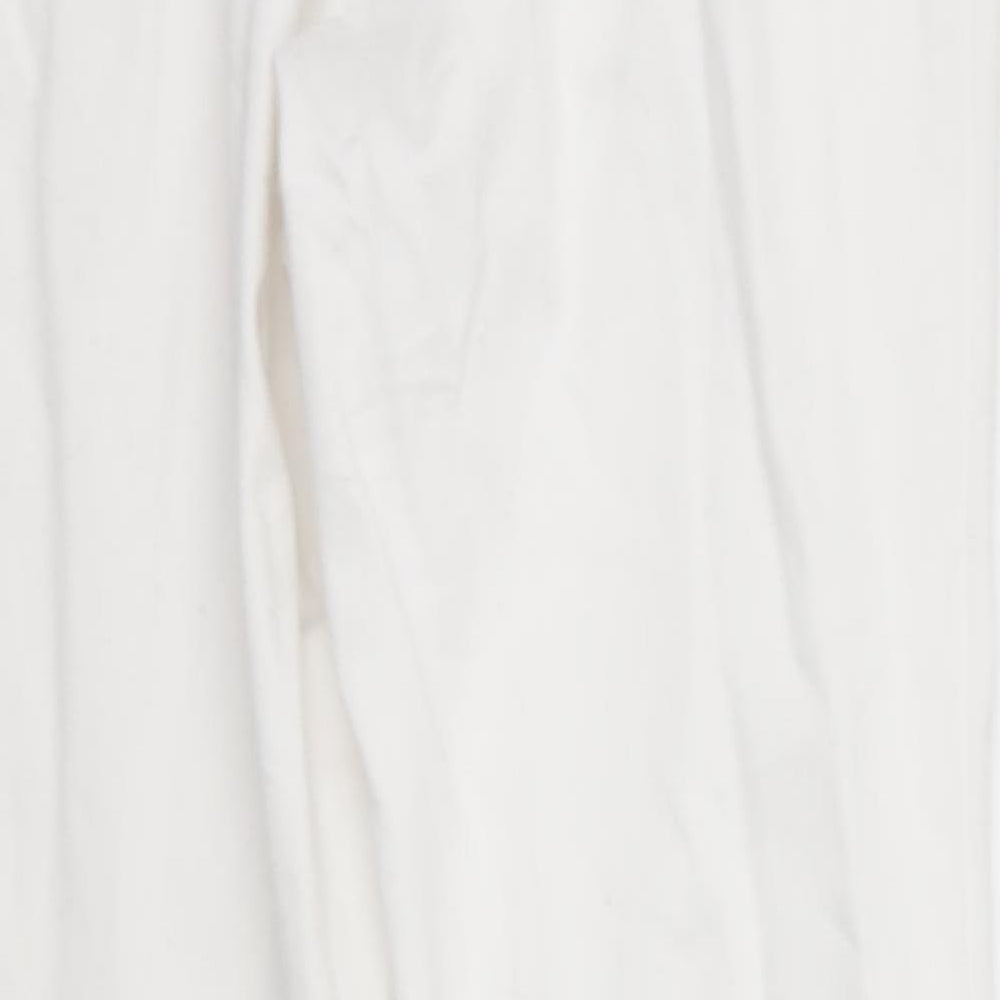 Demin Co Womens White   Straight Jeans Size 8