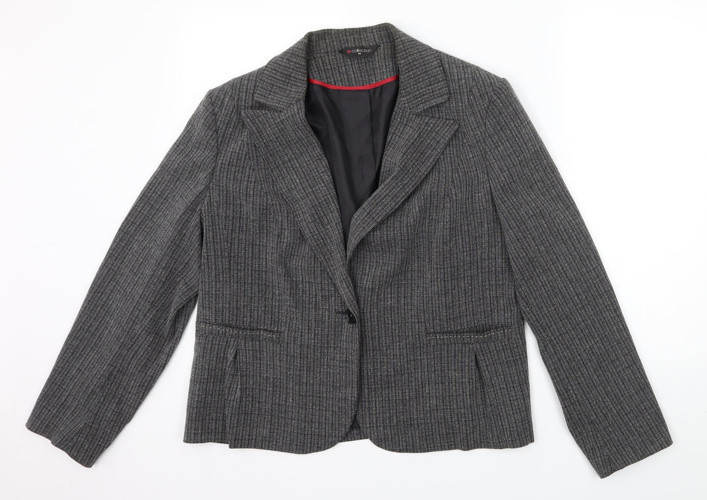 Bm collection Womens Grey   Jacket Blazer Size 18