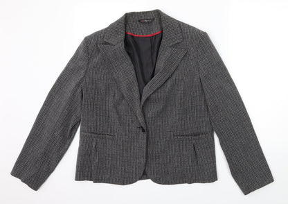 Bm collection Womens Grey   Jacket Blazer Size 18