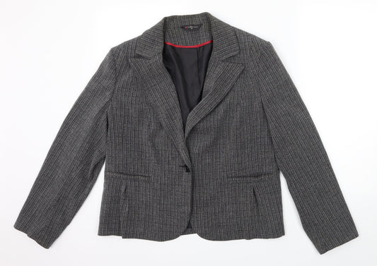 Bm collection Womens Grey   Jacket Blazer Size 18