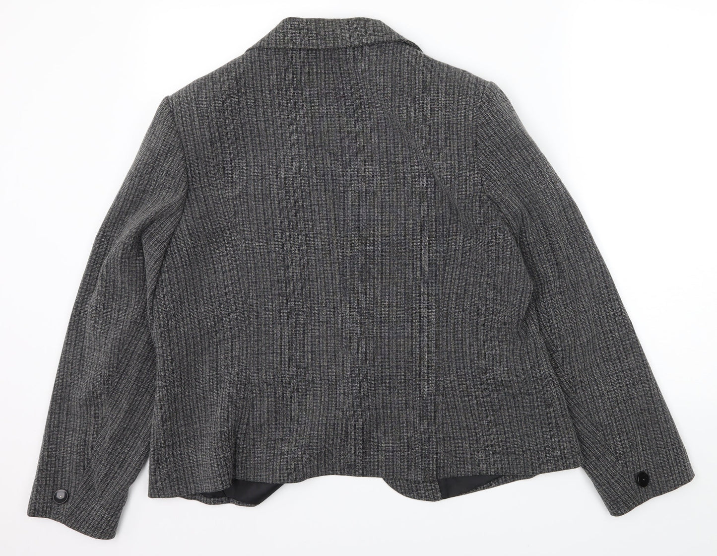 Bm collection Womens Grey   Jacket Blazer Size 18