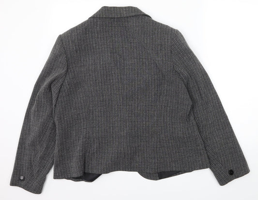 Bm collection Womens Grey   Jacket Blazer Size 18