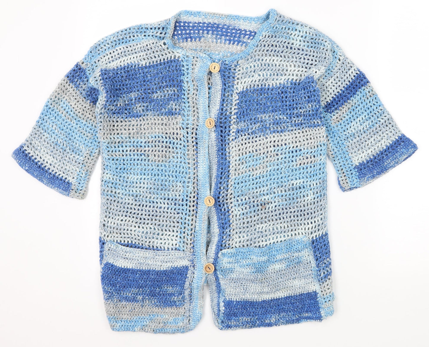 Preworn Womens Blue   Cardigan Jumper Size M