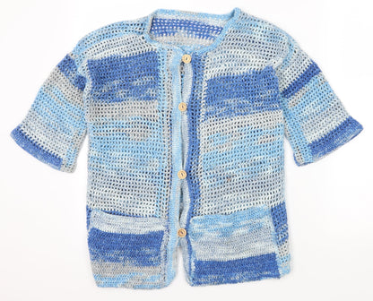 Preworn Womens Blue   Cardigan Jumper Size M