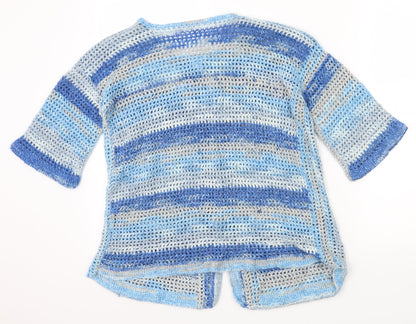 Preworn Womens Blue   Cardigan Jumper Size M