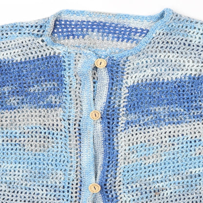 Preworn Womens Blue   Cardigan Jumper Size M