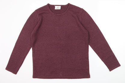 Nightingales Mens Purple   Pullover Jumper Size S