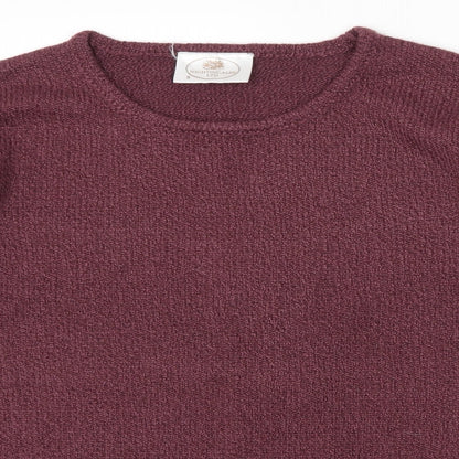 Nightingales Mens Purple   Pullover Jumper Size S
