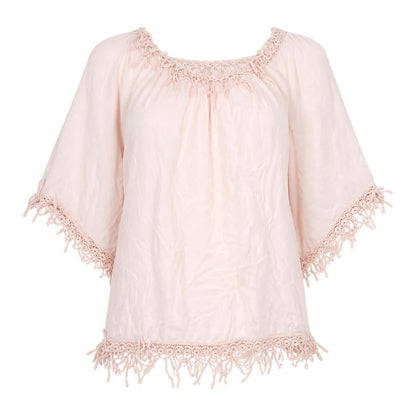 Preworn Womens Pink   Basic Blouse Size L