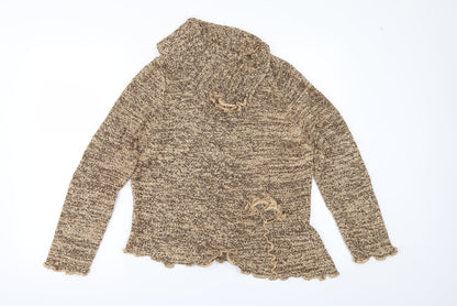 C.D.M Womens Brown   Pullover Jumper Size L