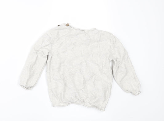NEXT  Baby Grey   Pullover Jumper Size 18-24 Months
