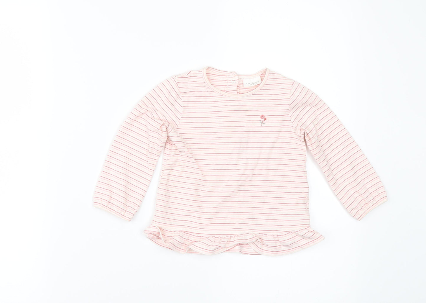 NEXT Girls Beige Striped   Pyjama Set Size 6-9 Months  - Pyjama Set