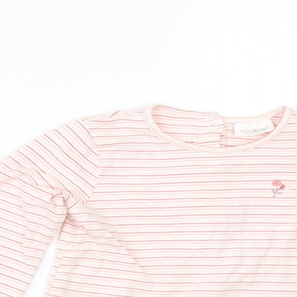 NEXT Girls Beige Striped   Pyjama Set Size 6-9 Months  - Pyjama Set