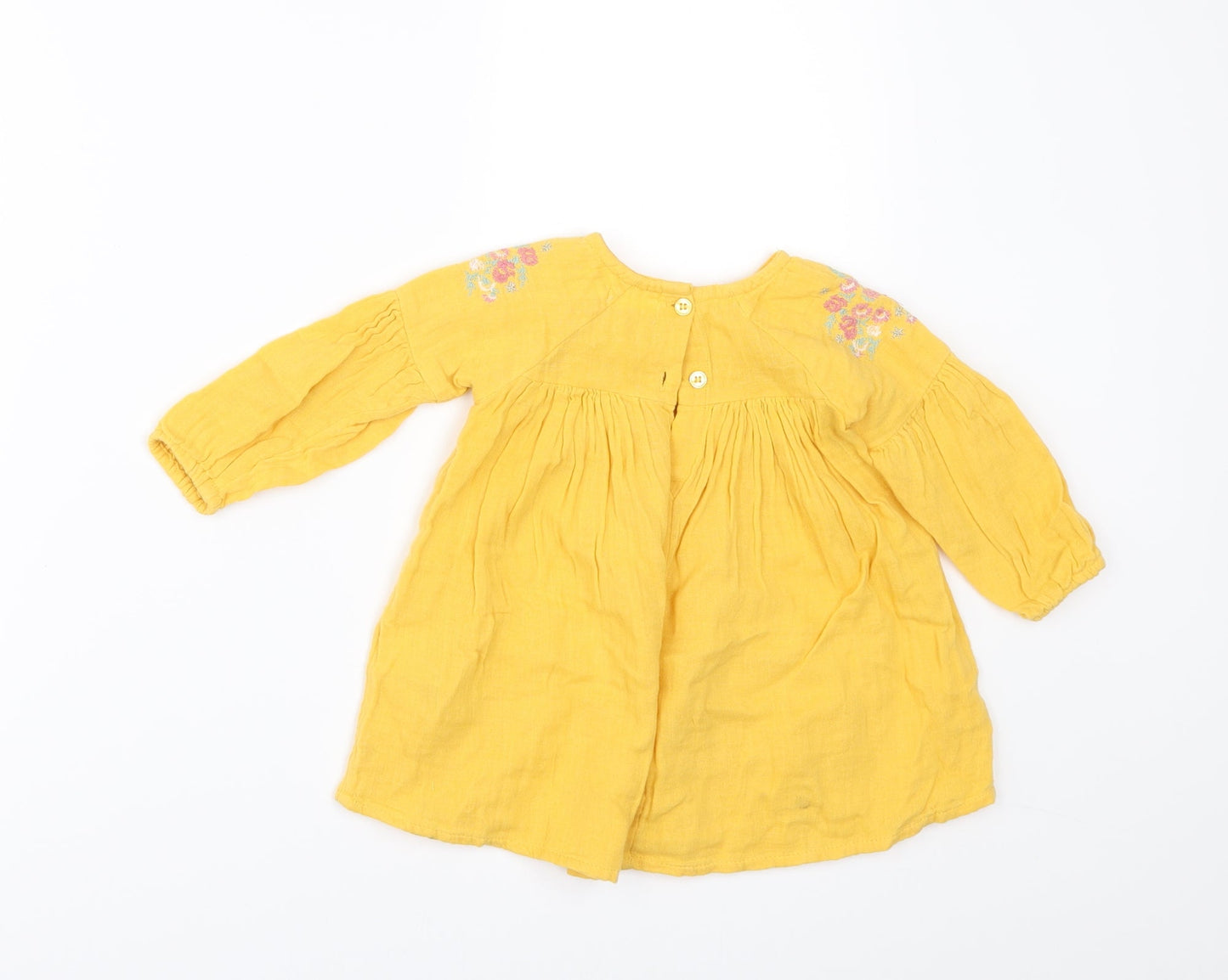 NEXT Girls Yellow   A-Line  Size 3-6 Months