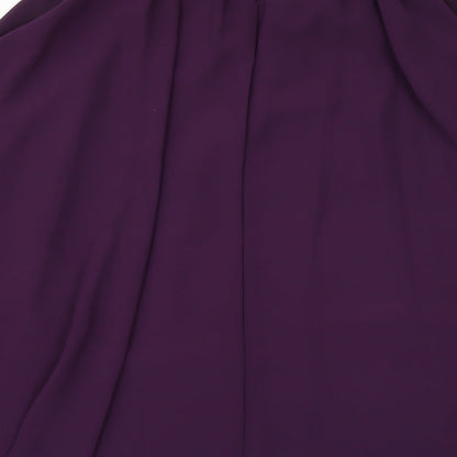 Womens UK Size L Krisp Purple Tunic Blouse