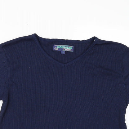 nouveau Womens Blue   Basic T-Shirt Size S
