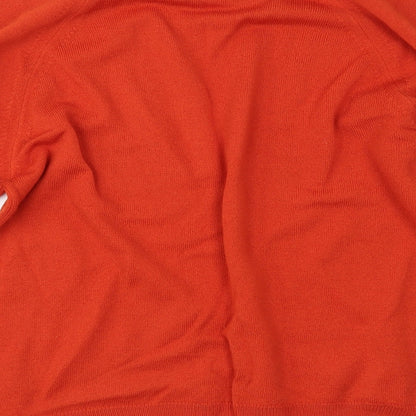 Preworn Womens Orange   Pullover Jumper Size S