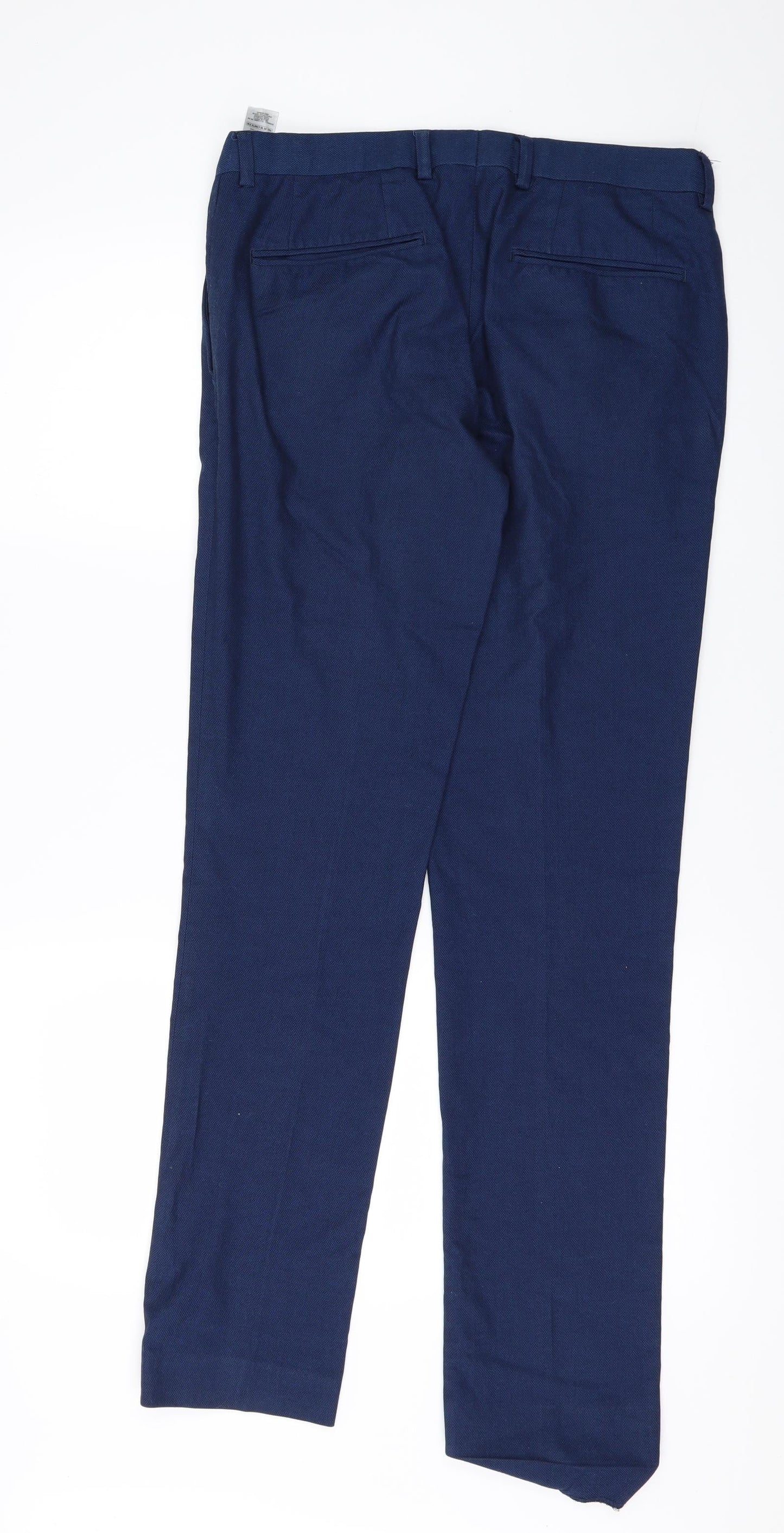 Mens UK Size 30 in Topman Regular Fit  Blue Trousers