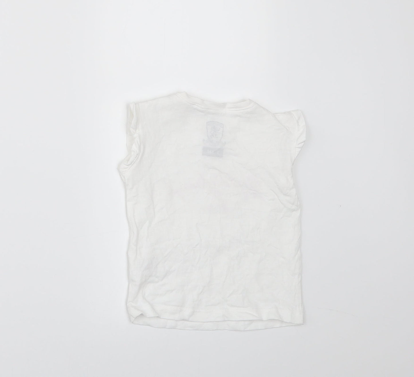 Middlesbrough Fc Baby White   Basic T-Shirt Size 3-6 Months  - Middlesbrough Football Club