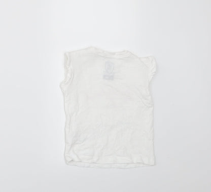 Middlesbrough Fc Baby White   Basic T-Shirt Size 3-6 Months  - Middlesbrough Football Club