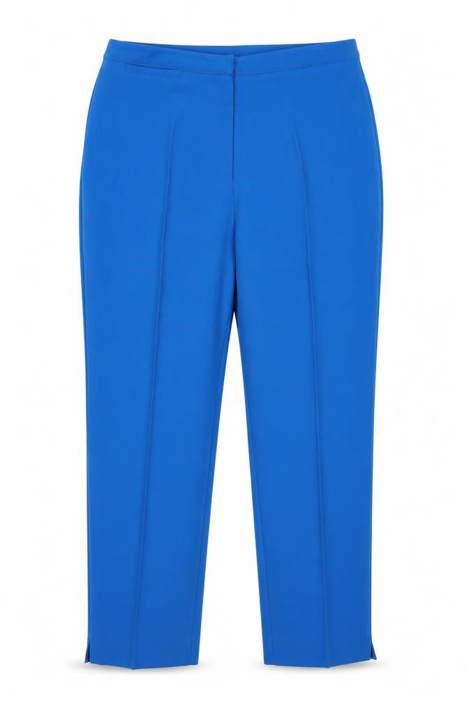 Womens UK Size 14 AMARANTO Regular Fit  Blue Trousers