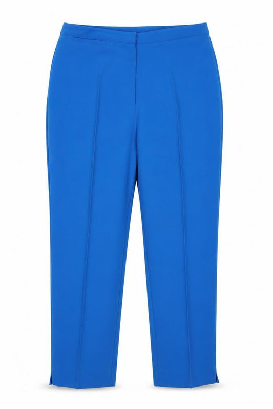 Womens UK Size 14 AMARANTO Regular Fit  Blue Trousers