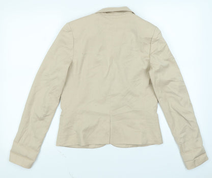 Divided Womens Beige   Jacket Blazer Size 12