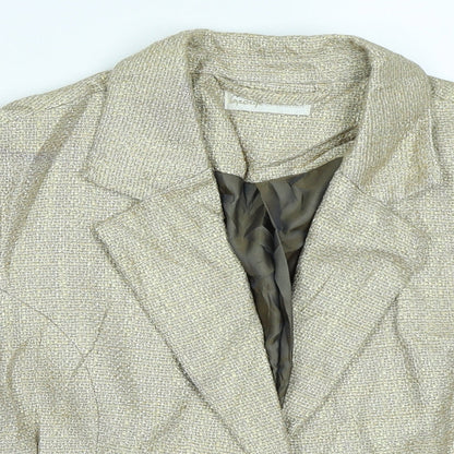 George Womens Beige   Jacket Blazer Size 14