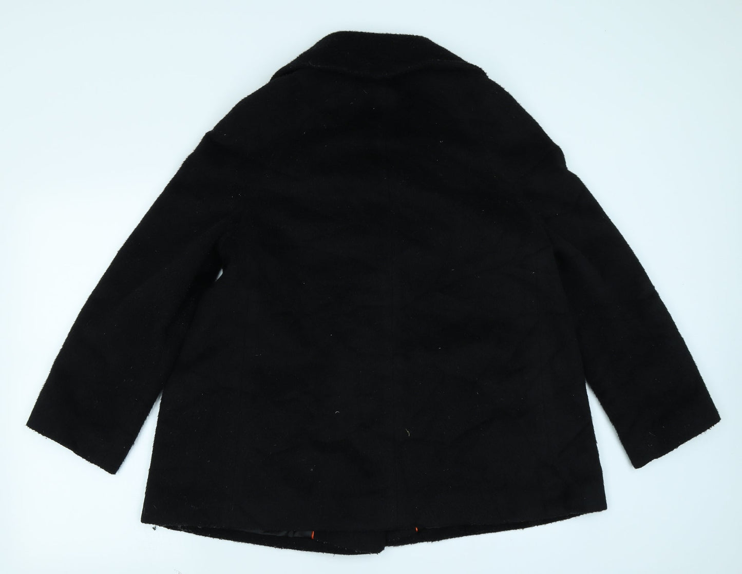 M&S Collection Womens Black   Overcoat Coat Size 14