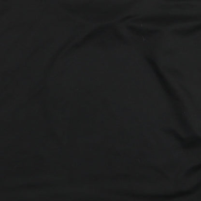Womens UK Size L Misspap Black Basic T-Shirt
