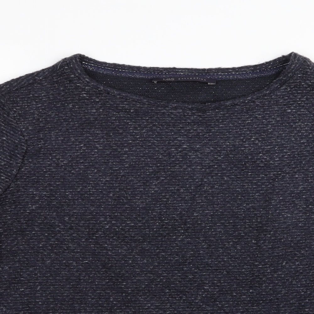 Marks & Spencer Womens Blue   Pullover Jumper Size 10