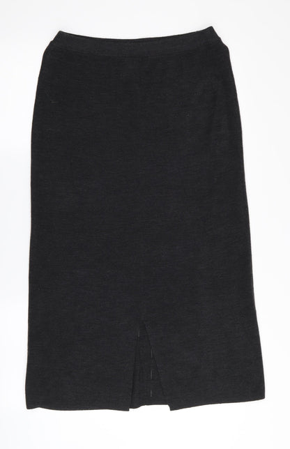 plus collection Womens Black   A-Line Skirt Size 14  - Stretch waistband