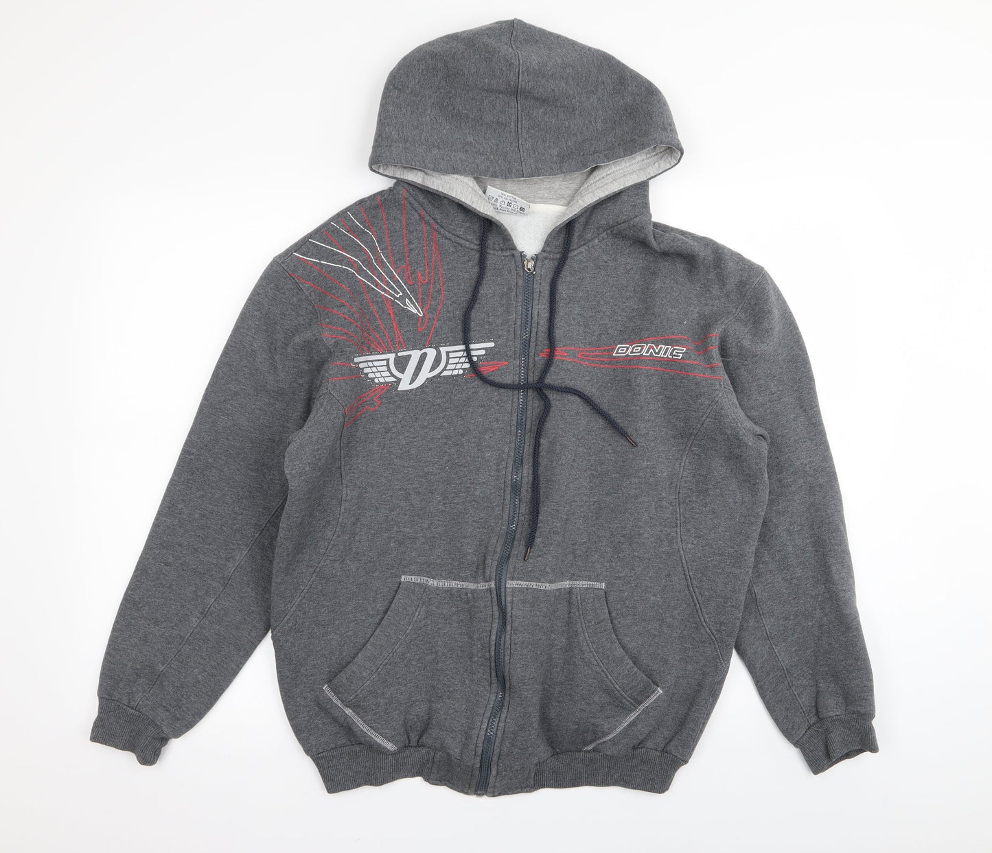 donis sports Mens Grey   Full Zip Jumper Size M