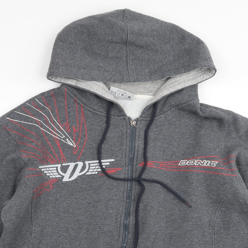 donis sports Mens Grey   Full Zip Jumper Size M