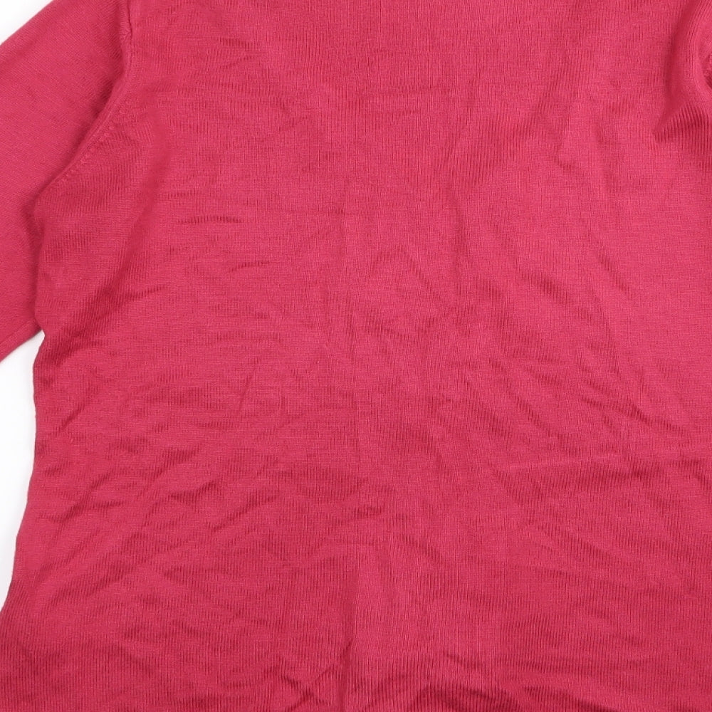 Per Una Womens Pink   Basic T-Shirt Size 10
