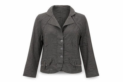 SAMARTINO Womens Grey   Pullover Jumper Size 14  - BUTTON UP