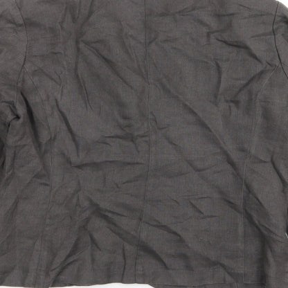 SAMARTINO Womens Grey   Pullover Jumper Size 14  - BUTTON UP