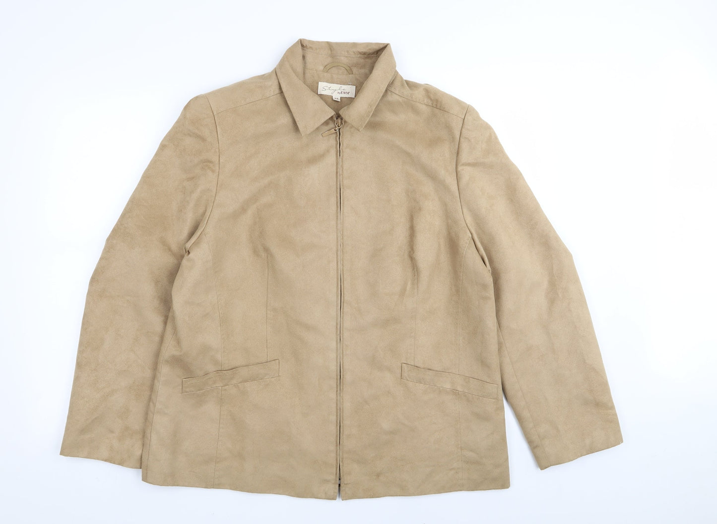 Womens UK Size 18 EWM Beige Jacket