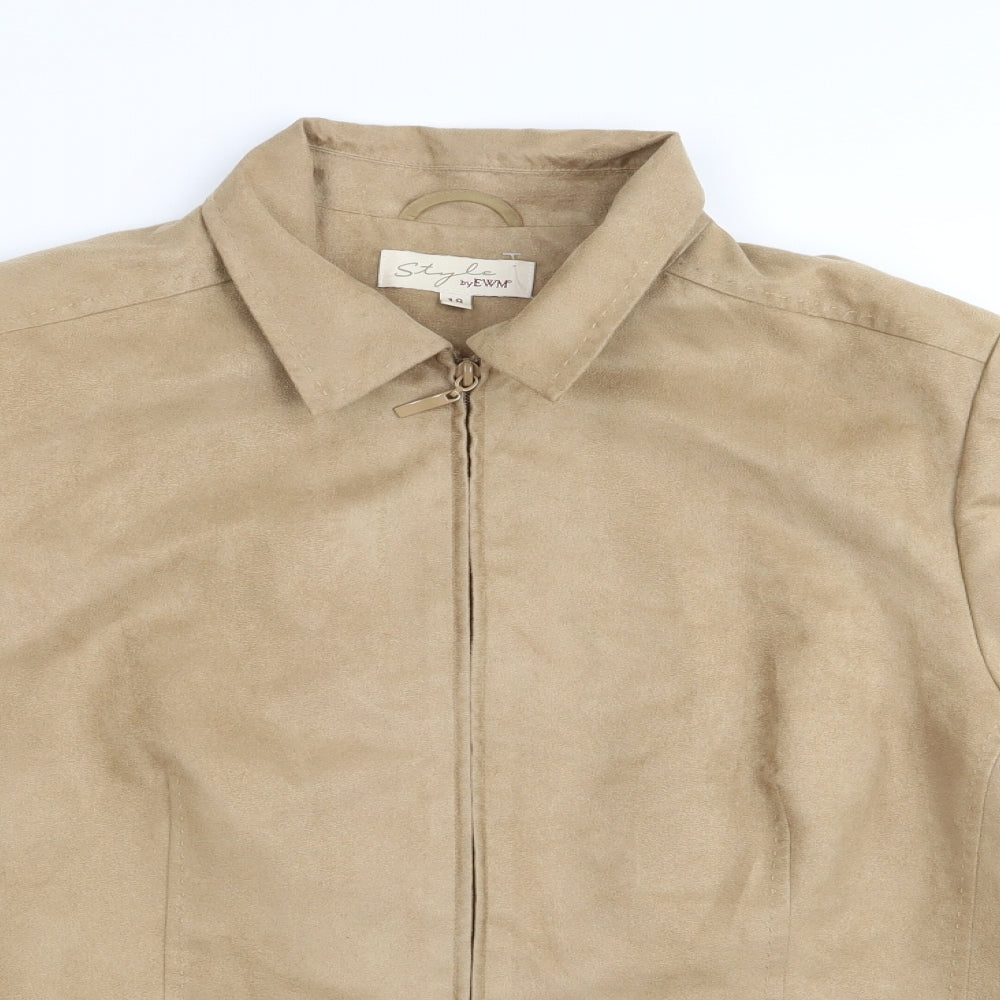 Womens UK Size 18 EWM Beige Jacket