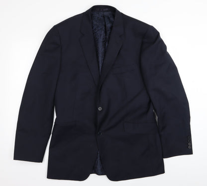 t flood Mens Blue   Jacket Blazer Size 38