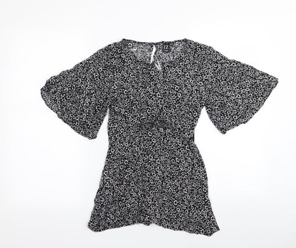 izabel Womens Multicoloured Floral  Basic Blouse Size 8