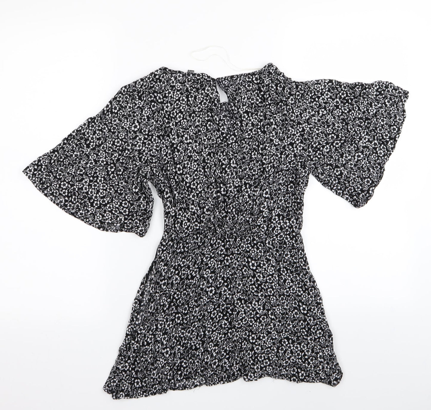 izabel Womens Multicoloured Floral  Basic Blouse Size 8