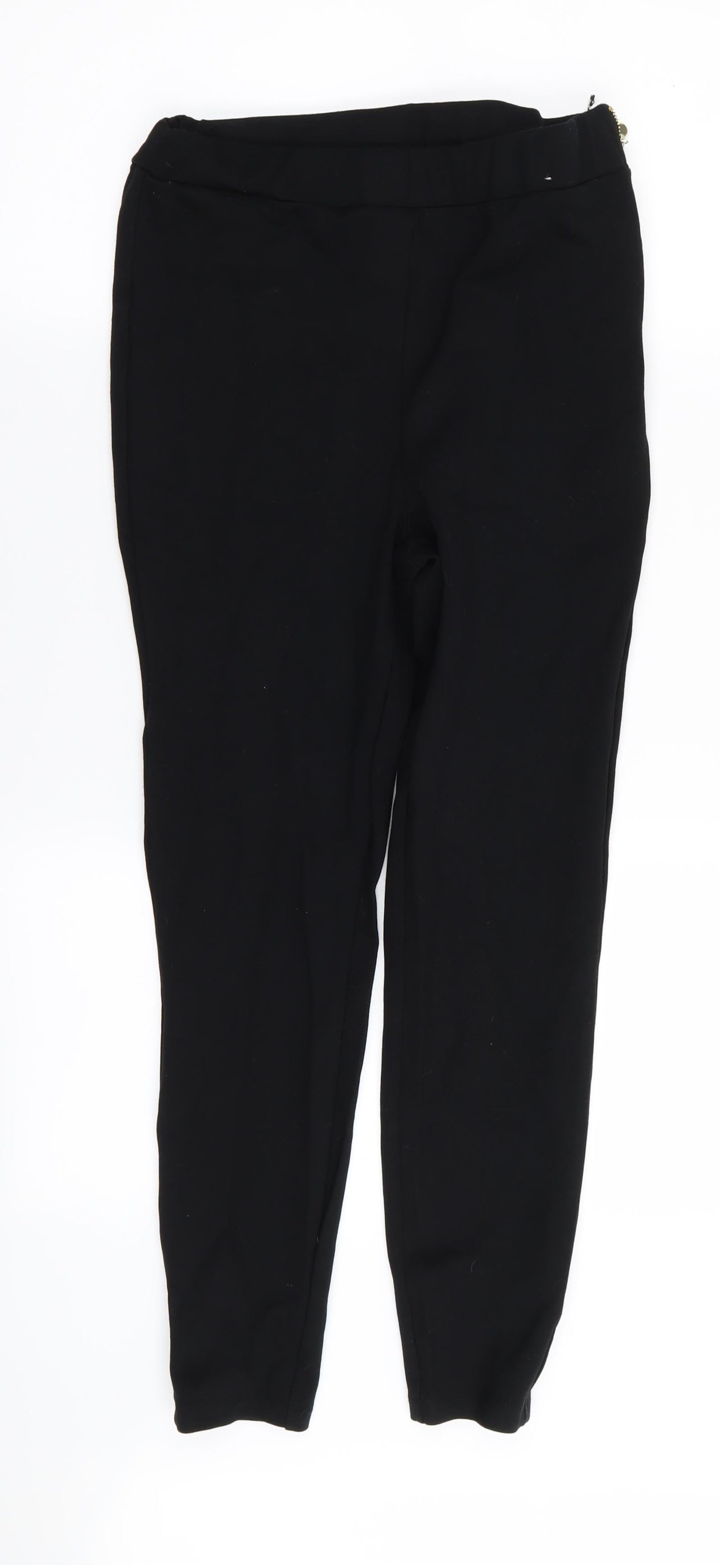 Womens UK Size 12 Papaya Regular Fit  Black Trousers