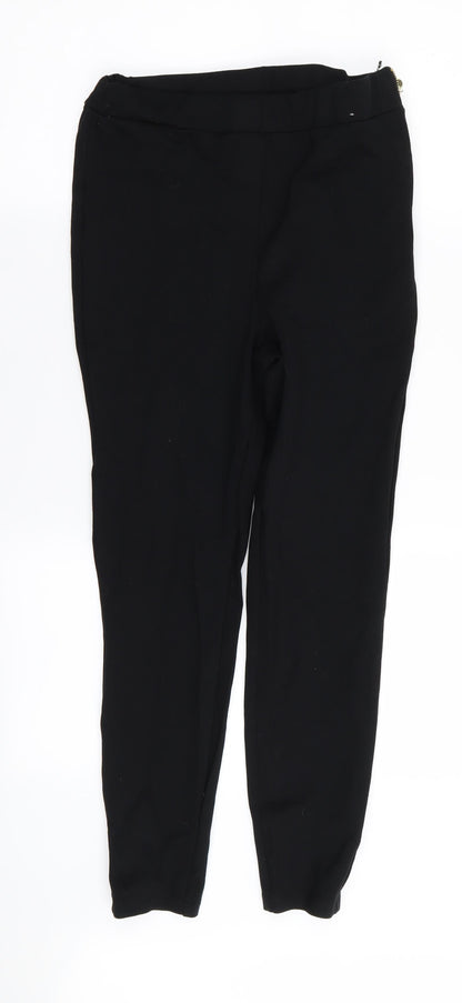 Womens UK Size 12 Papaya Regular Fit  Black Trousers