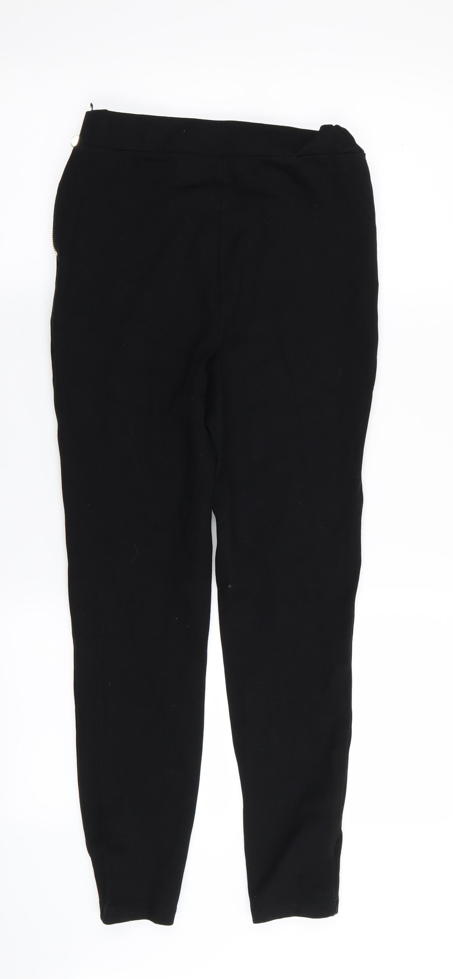 Womens UK Size 12 Papaya Regular Fit  Black Trousers