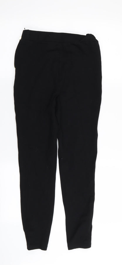 Womens UK Size 12 Papaya Regular Fit  Black Trousers