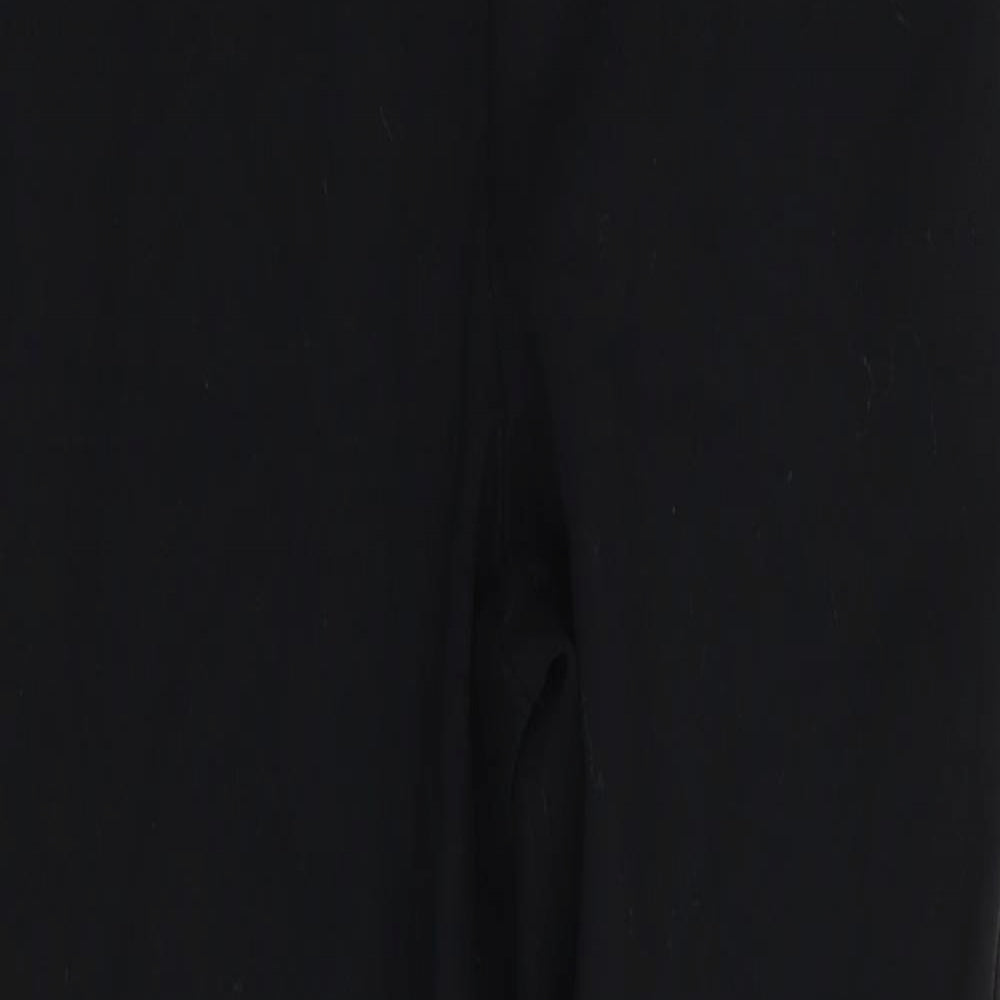 Womens UK Size 12 Papaya Regular Fit  Black Trousers