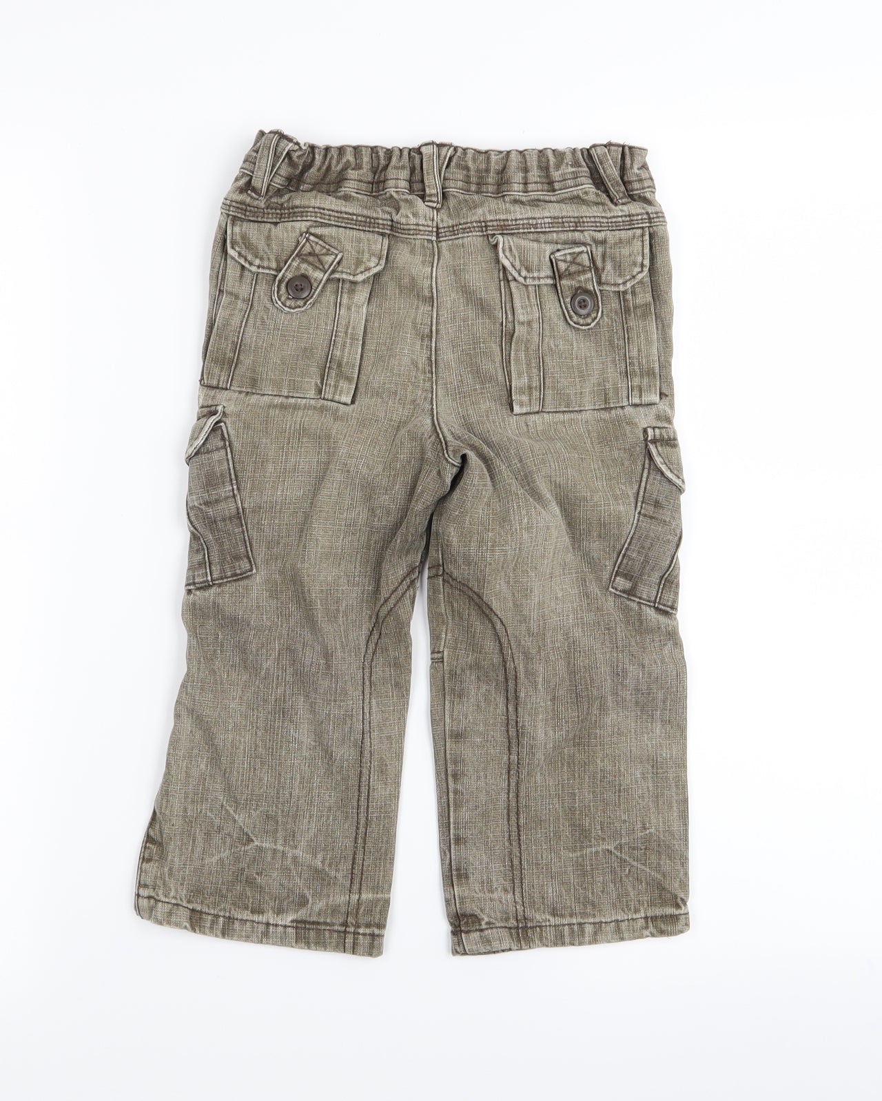Asda George Boys Beige   Straight Jeans Size 2-3 Years