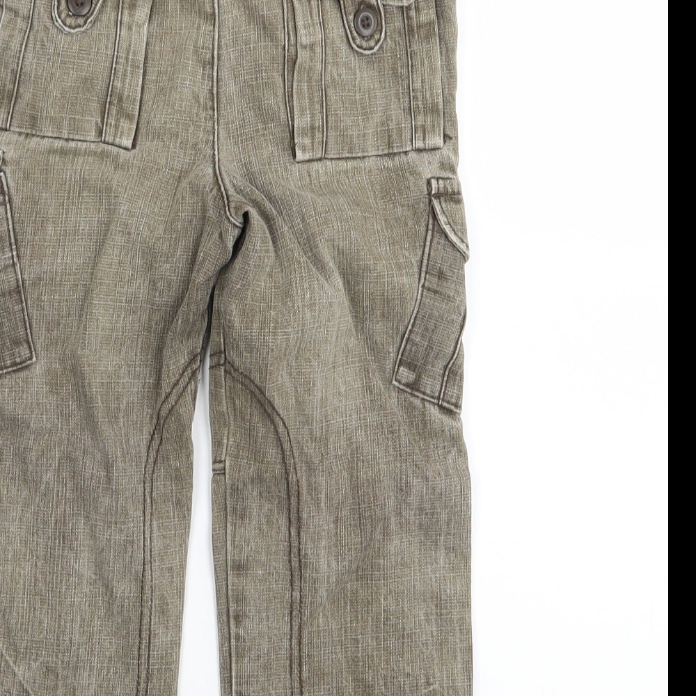Asda George Boys Beige   Straight Jeans Size 2-3 Years